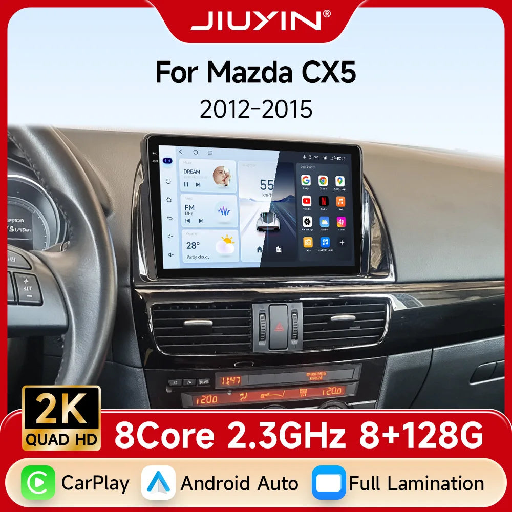 Mazda CX-5 Android 15 — 2K QLED, AI Voice