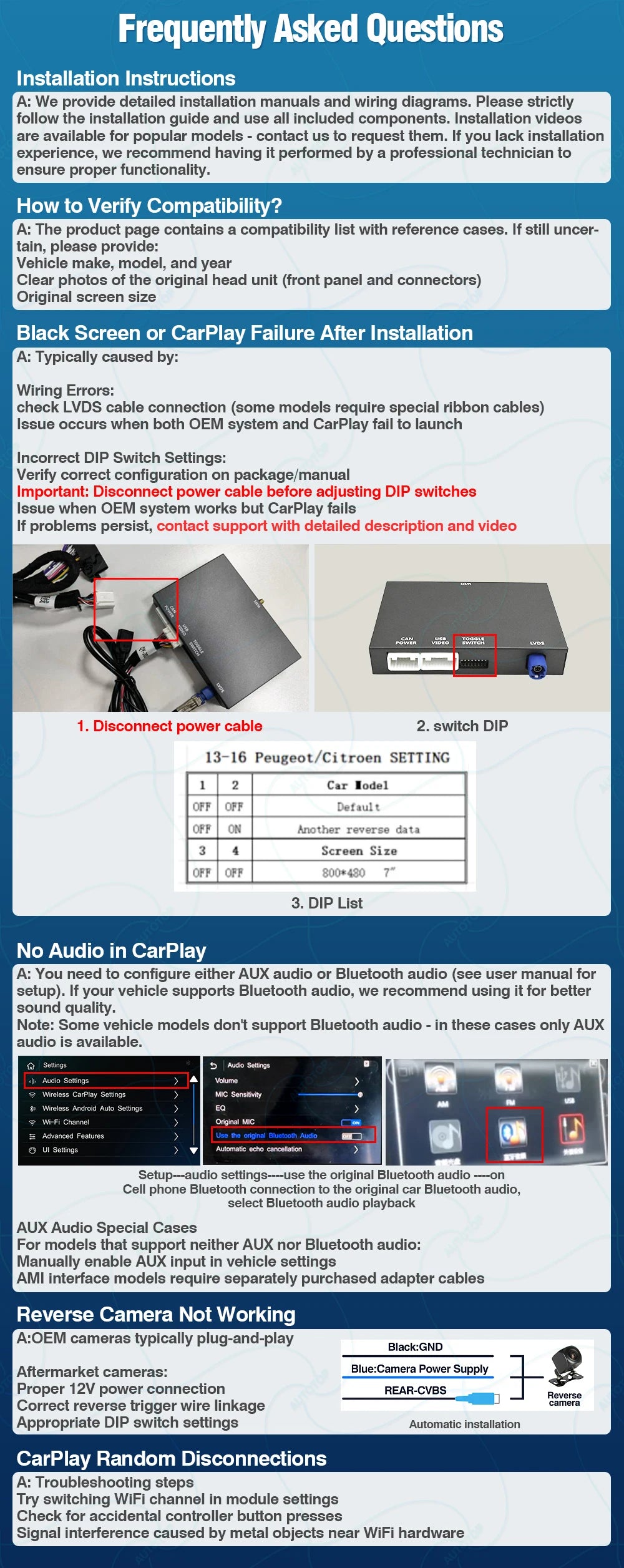 AUTOTOP SMEG Module — Wireless CarPlay, Android Auto