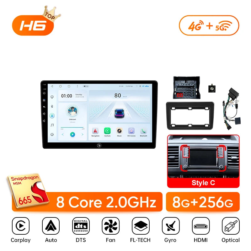 VW Amarok/T5 — Wireless CarPlay, HDMI, Android