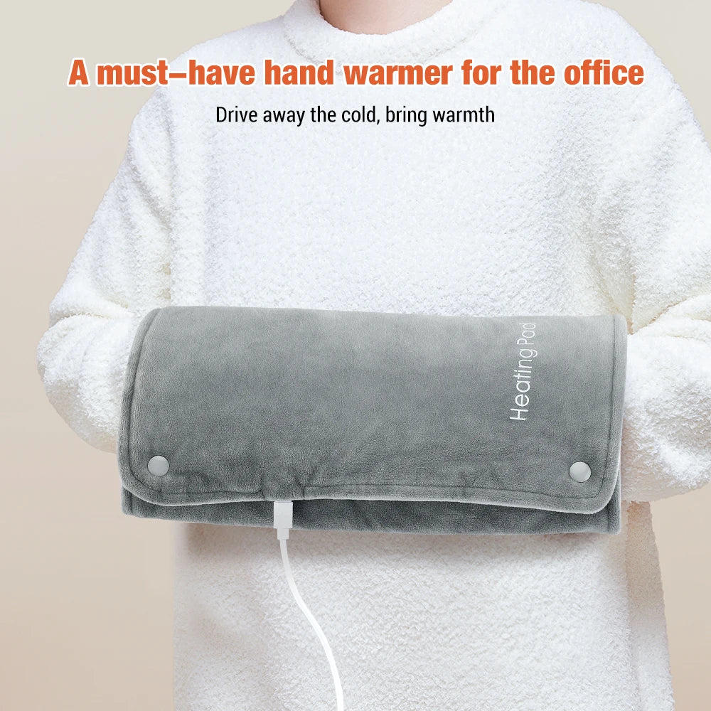3 Levels Electric Graphene Heating Pad Cold-Proof Uterine Belt Cold-Proof Hand Waist Warming Pad USB Recharging Abdominal Warmer