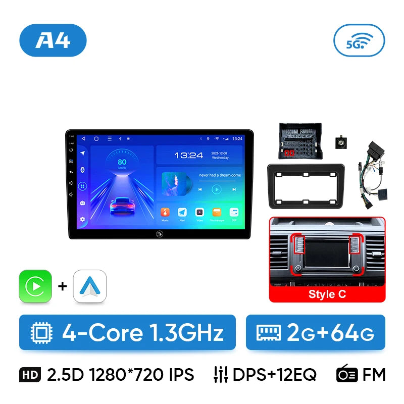 VW Amarok/T5 — Wireless CarPlay, HDMI, Android