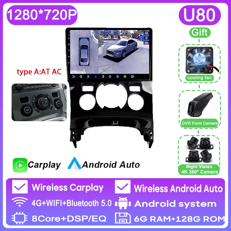 Peugeot 3008/5008 — Android 16, Wireless CarPlay