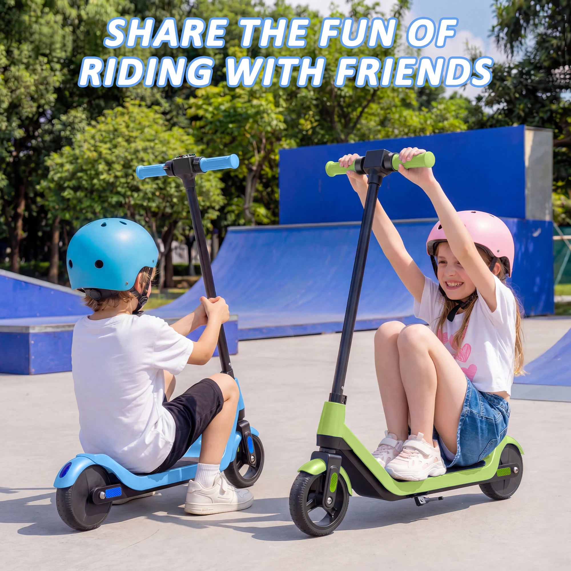 Todimart Electric Children, maximum speed 16 km/h, range 8-10 km, children 6-12 years old, LED screen