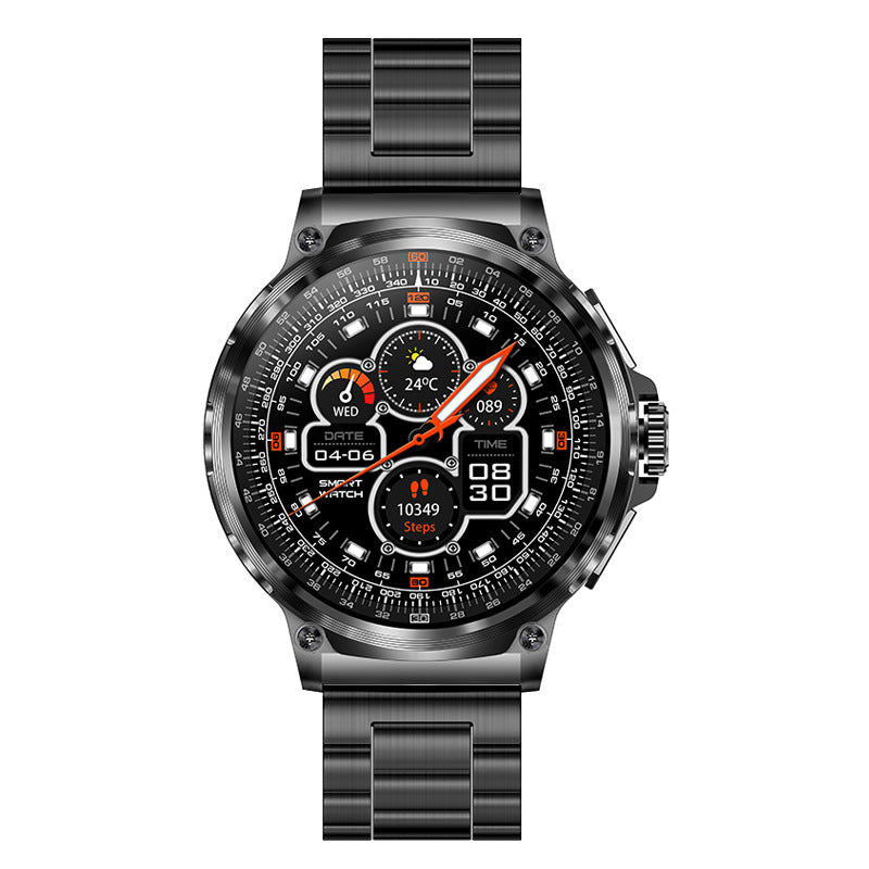 Montre intelligente multisports avec appels Bluetooth, fréquence cardiaque et oxygène sanguin