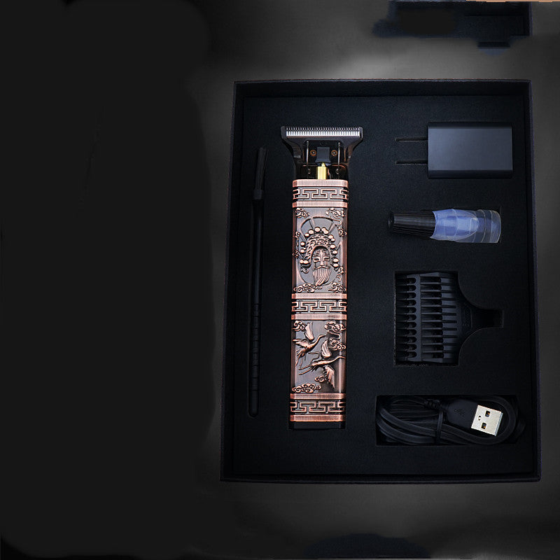Retro Hair Clipper — Titanium Blade, USB Charging