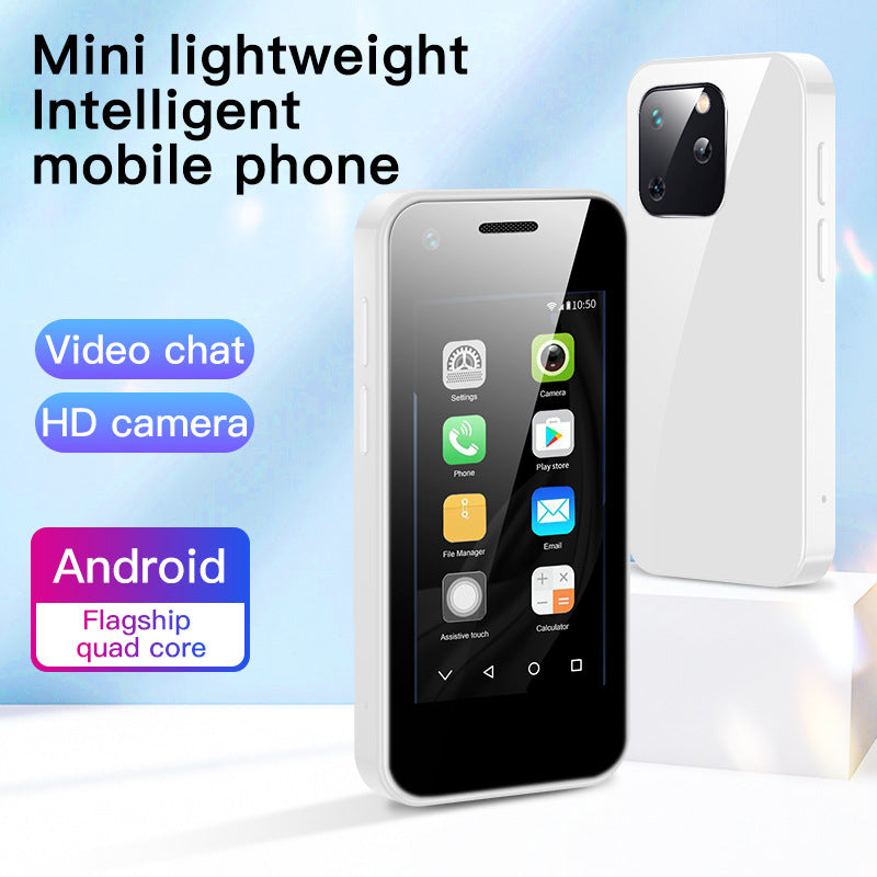 Mini-Android-Handy – 2,5", Quad Core, 2 GB + 16 GB, Dual-SIM, 4 Farben