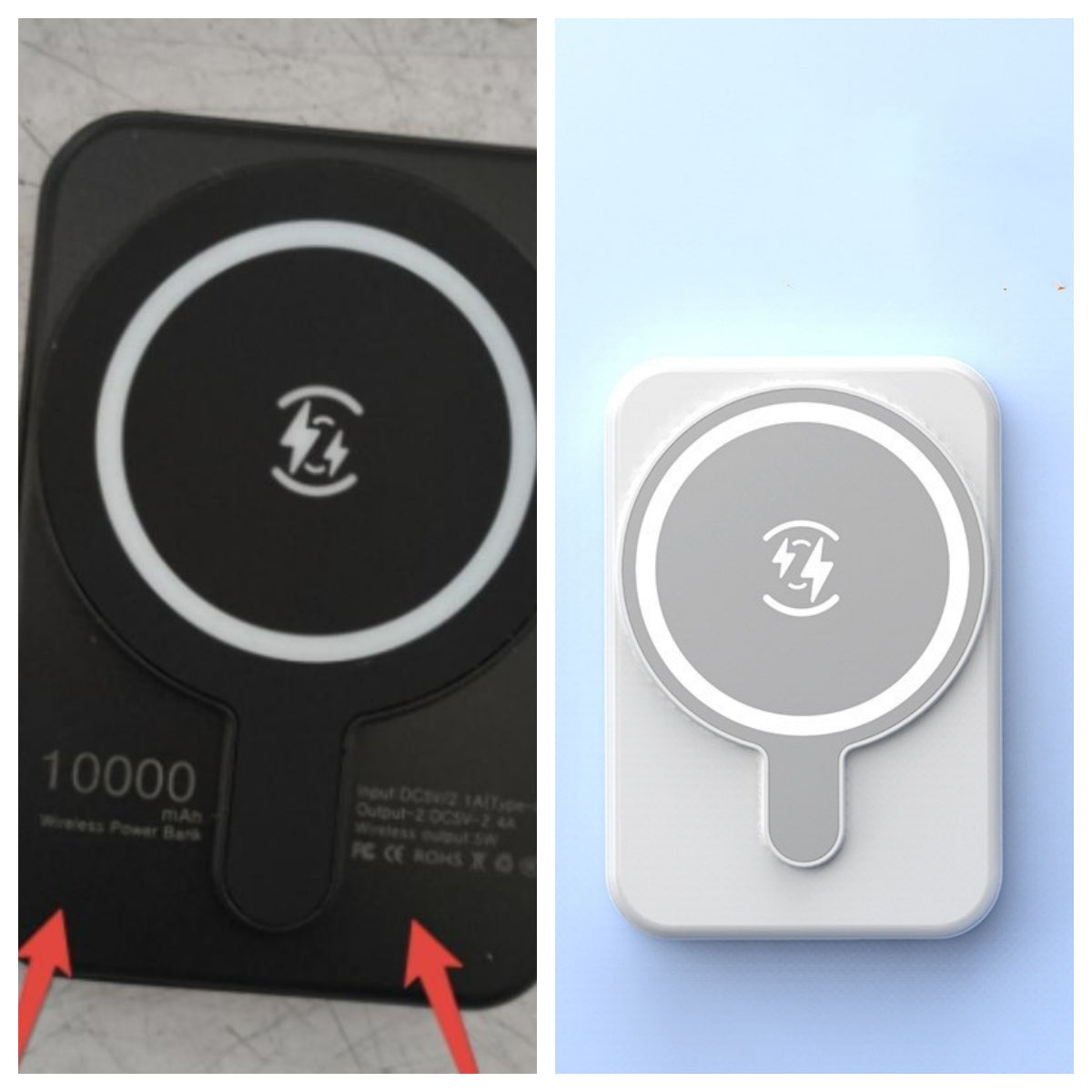 Mini magnetische kabellose Powerbank – 5000 mAh/10000 mAh, Schnellladung, MagSafe-kompatibel