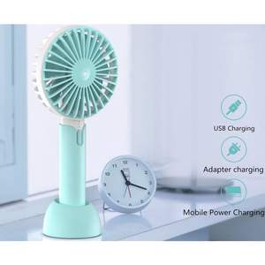 Handheld-Mini-USB-Tischventilator — 3 Geschwindigkeiten, Achter-Oszillation, unter 36dB, tragbar