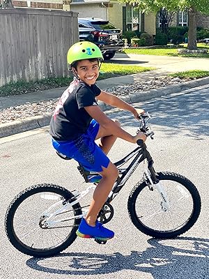 JOYSTAR 20 Inch Kids' Bike for Boys Girls Age 7-13 Years Old, Dual-Suspension Kids Mountain Bike with Dual Handbrake & Kickstand