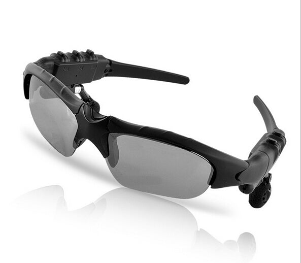 Lunettes de soleil de sport Bluetooth — Casque stéréo sans fil, monture ovale, 3 options de lentilles