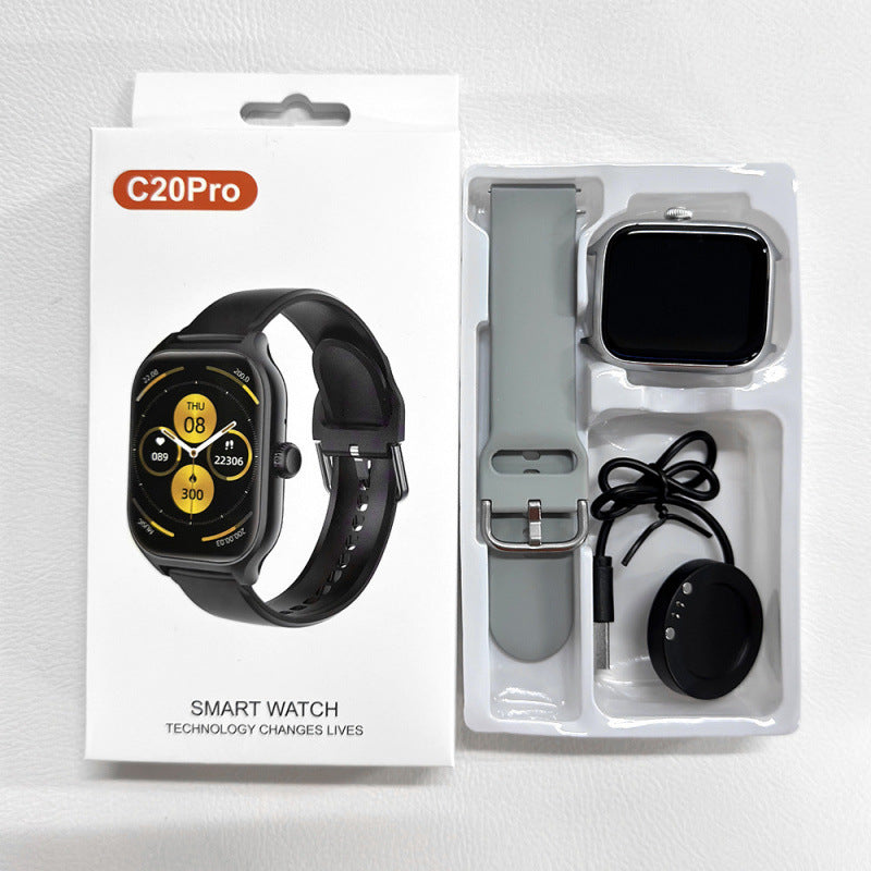 Nouvelle montre connectée sport Bluetooth avec appels, suivi de santé et rythme cardiaque