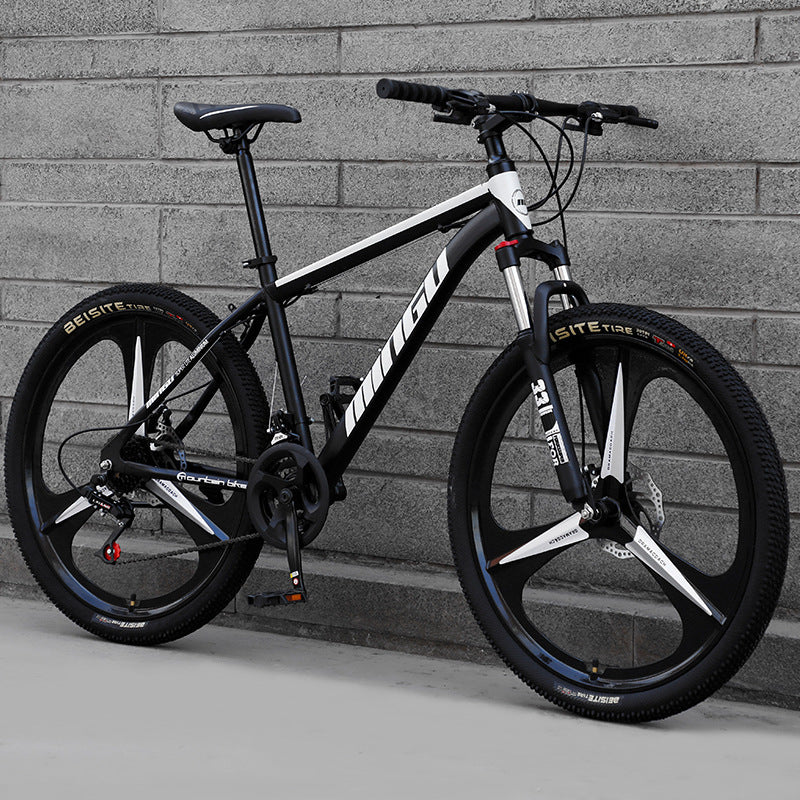 Vélo tout terrain VTT 24 26 pouces Freins à disque Amorti Vélo homme et femme Vitesse variable