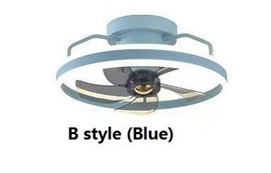 Plafonnier ventilateur de mode simple – 118 W, abat-jour en acrylique, 220 V, chambre et salle à manger