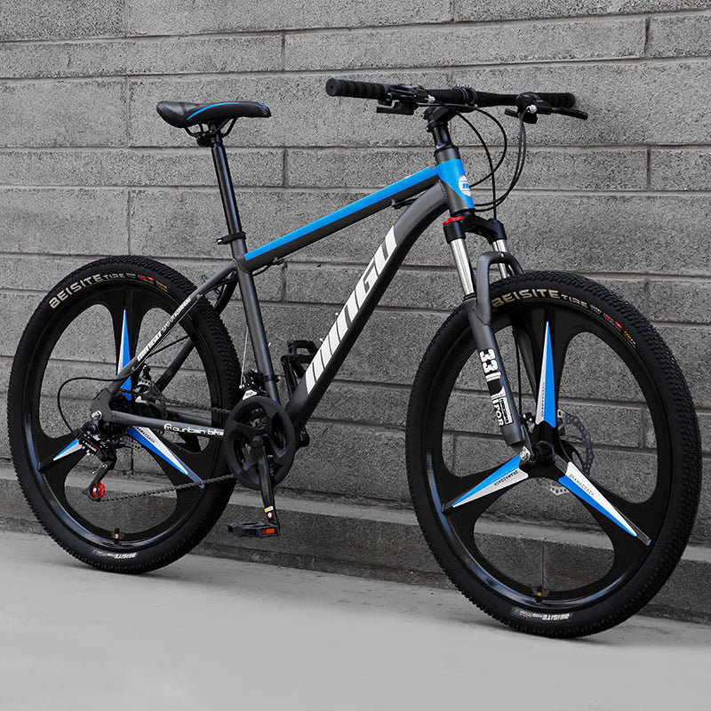 Vélo tout terrain VTT 24 26 pouces Freins à disque Amorti Vélo homme et femme Vitesse variable