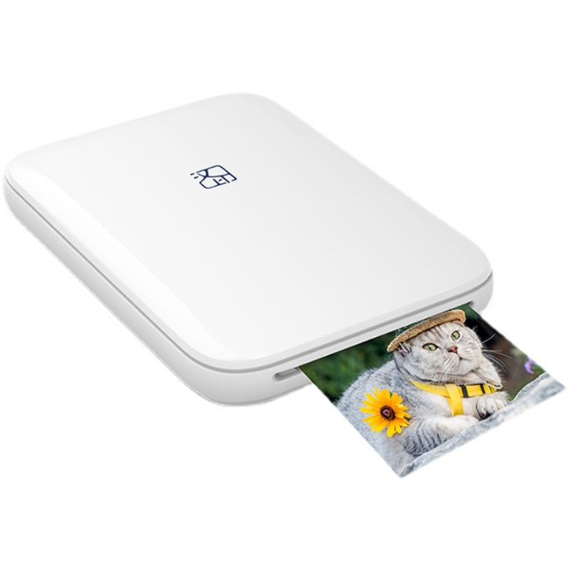 Imprimante Photo Couleur Portable Imprimante Photo Sans Fil Pleine Couleur USB Bluetooth Imprimante à Sublimation Thermique