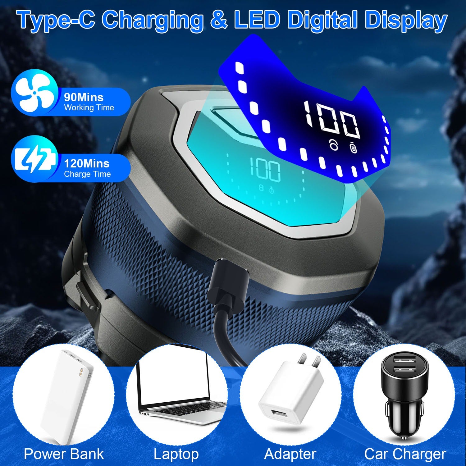 Rasoir électrique sans fil pour hommes, tête flottante magnétique 6D, étanche IPX6, pour rasage à sec et humide, rechargeable Type-C, tondeuse avec affichage numérique LED, pour hommes chauves.
