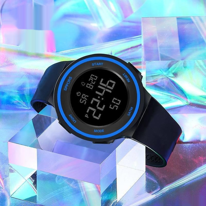 Montre électronique de sport multifonctionnelle à grand écran