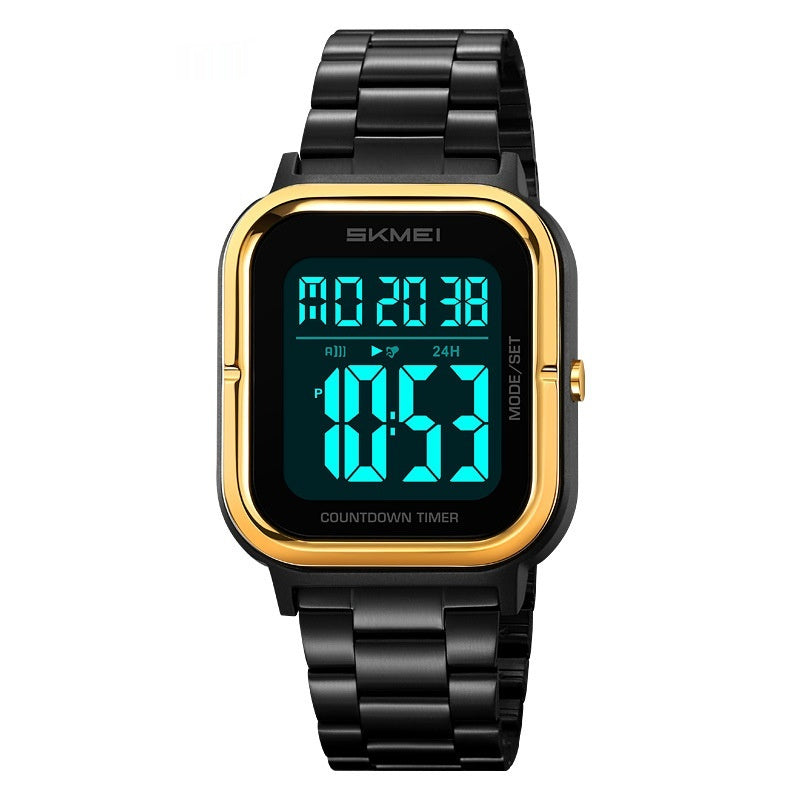 Montre lumineuse numérique électronique simple pour homme Skmei
