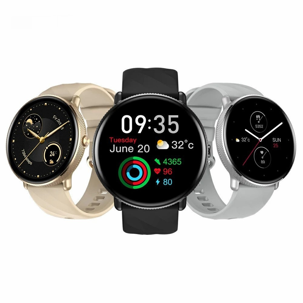 Women’s Smart Watch — Stainless Steel, Fitness