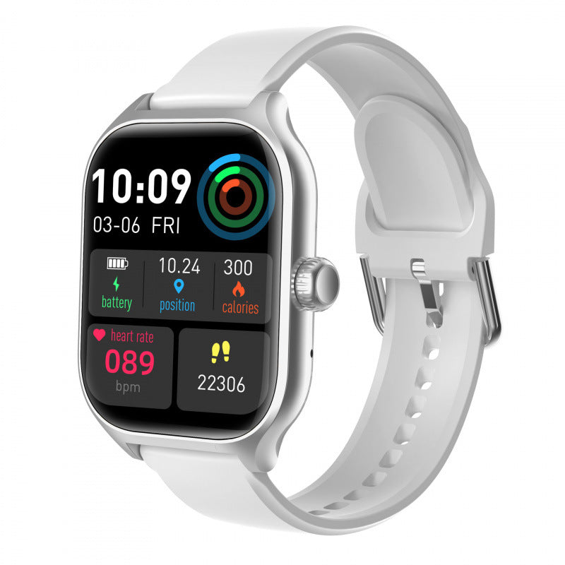 Nouvelle montre connectée sport Bluetooth avec appels, suivi de santé et rythme cardiaque