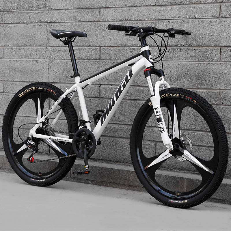 Vélo tout terrain VTT 24 26 pouces Freins à disque Amorti Vélo homme et femme Vitesse variable
