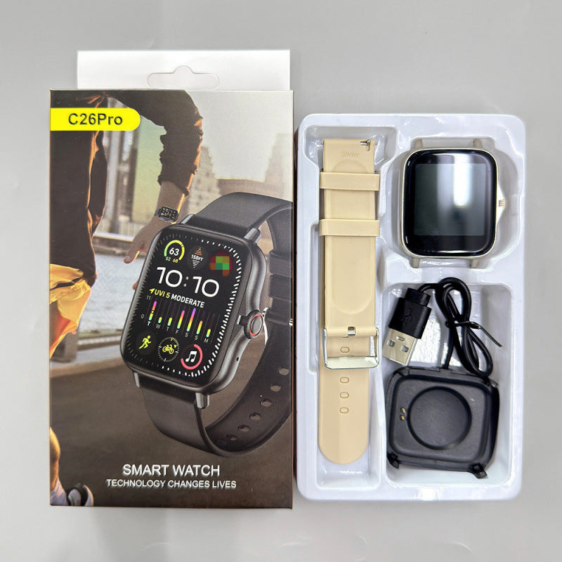 Nouvelle montre connectée sport Bluetooth avec appels, suivi de santé et rythme cardiaque