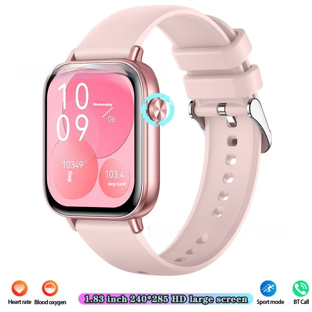 Montre intelligente, podomètre mobile, surveillance de la fréquence cardiaque, appels Bluetooth, écran tactile 169, bracelet intelligent