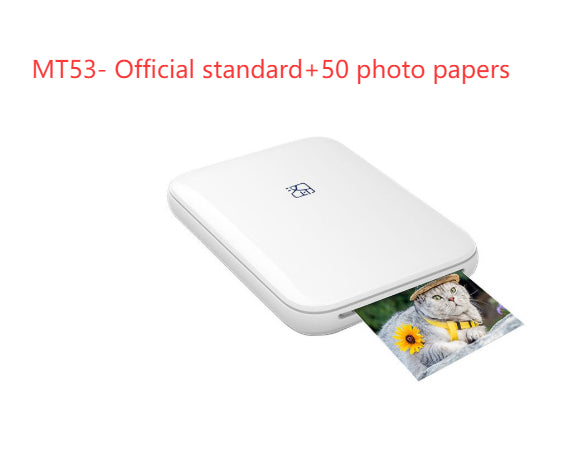 Imprimante Photo Couleur Portable Imprimante Photo Sans Fil Pleine Couleur USB Bluetooth Imprimante à Sublimation Thermique