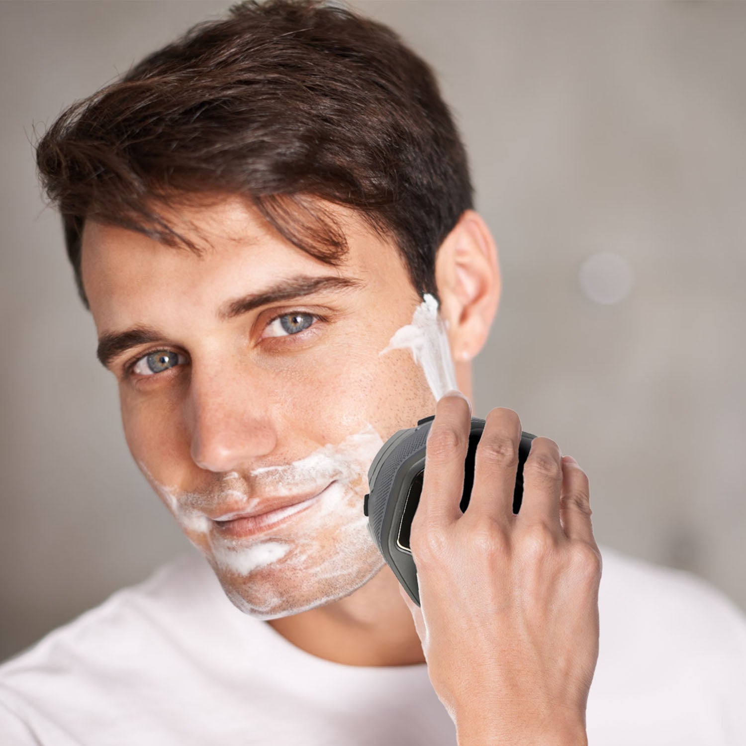 Rasoir électrique sans fil pour hommes, tête flottante magnétique 6D, étanche IPX6, pour rasage à sec et humide, rechargeable Type-C, tondeuse avec affichage numérique LED, pour hommes chauves.