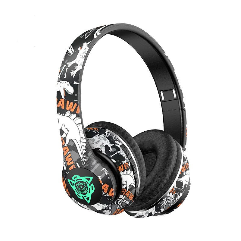 Kabelloses Bluetooth Over-Ear-Headset – 4–8 Std. Akkulaufzeit, ABS, 10 m Reichweite, kreatives Design