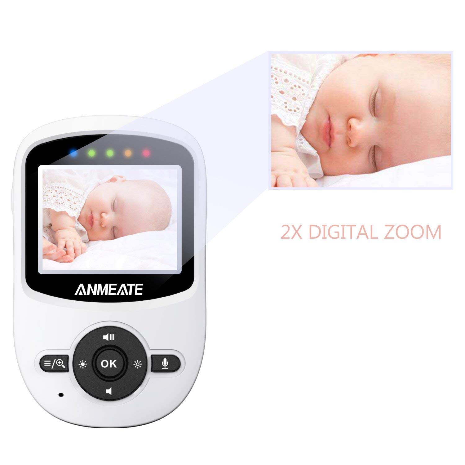 Moniteur bébé vidéo sans fil SM24 avec caméra numérique – Rechargeable