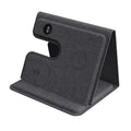15W Wireless Charger — Foldable, Leather Stand