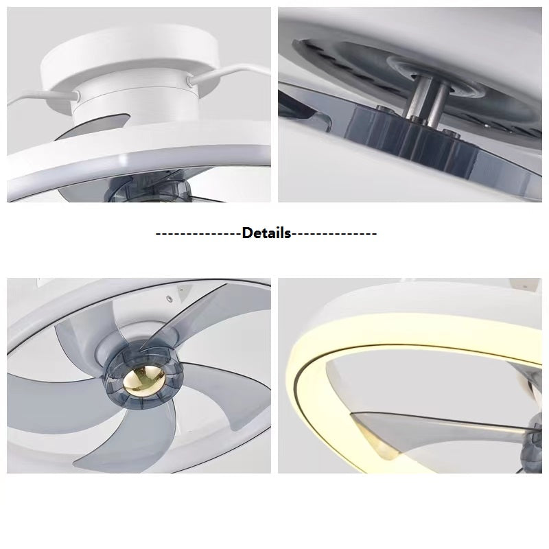 Einfache Mode Deckenventilatorlampe — 118W, Acrylschirm, 220V, Schlaf- & Esszimmer
