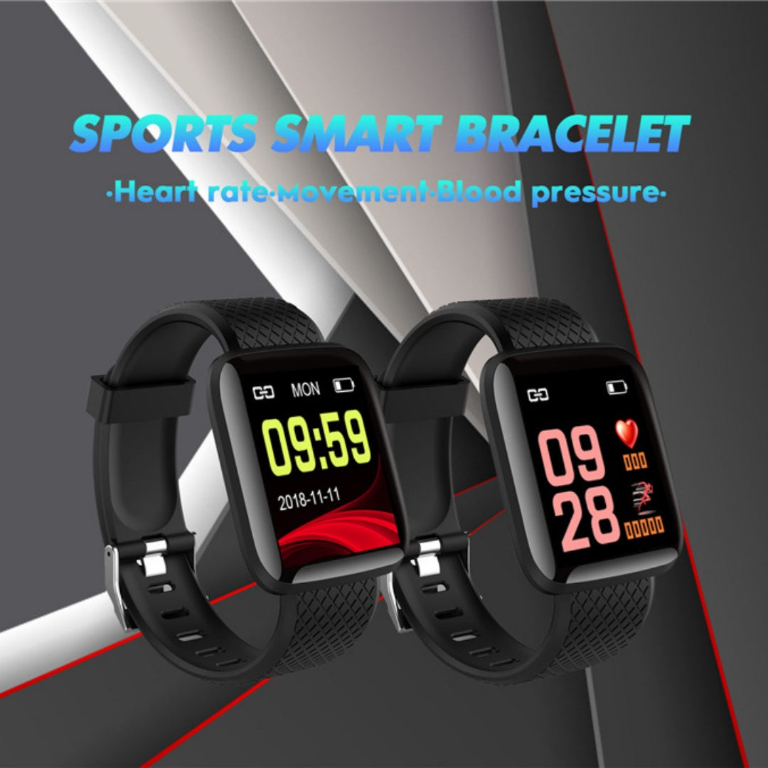 Bracelet de sport multifonctionnel avec surveillance du sommeil et podomètre via application