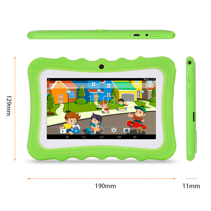 7" A33 Quad-Core Kinder-Tablet – Bluetooth, inklusive Hülle, 4 Farben