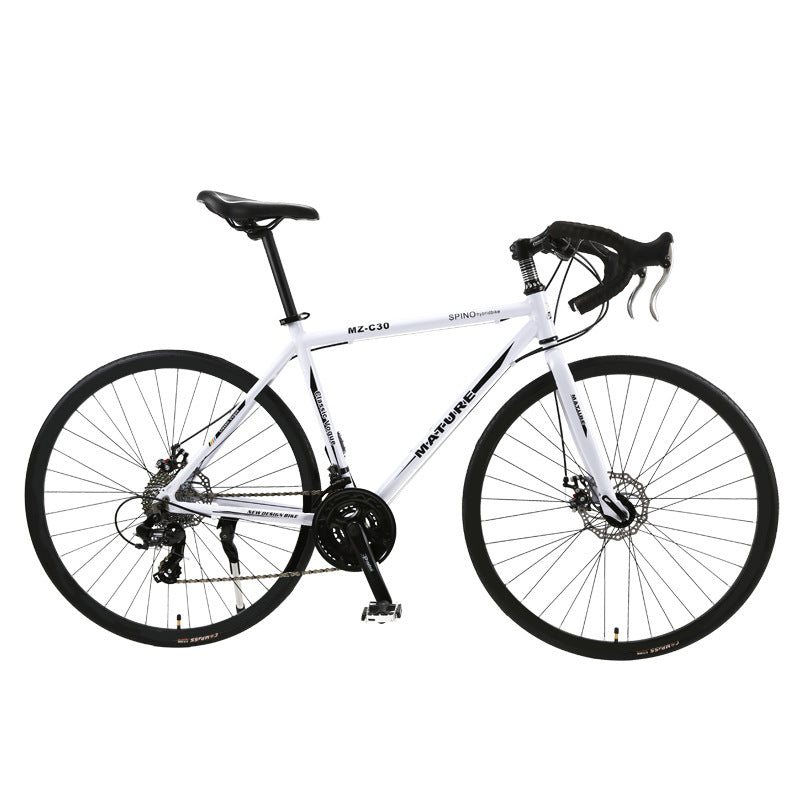 Rennrad aus Aluminiumlegierung 21 Gänge gebogenes Doppel-Scheibenbremse