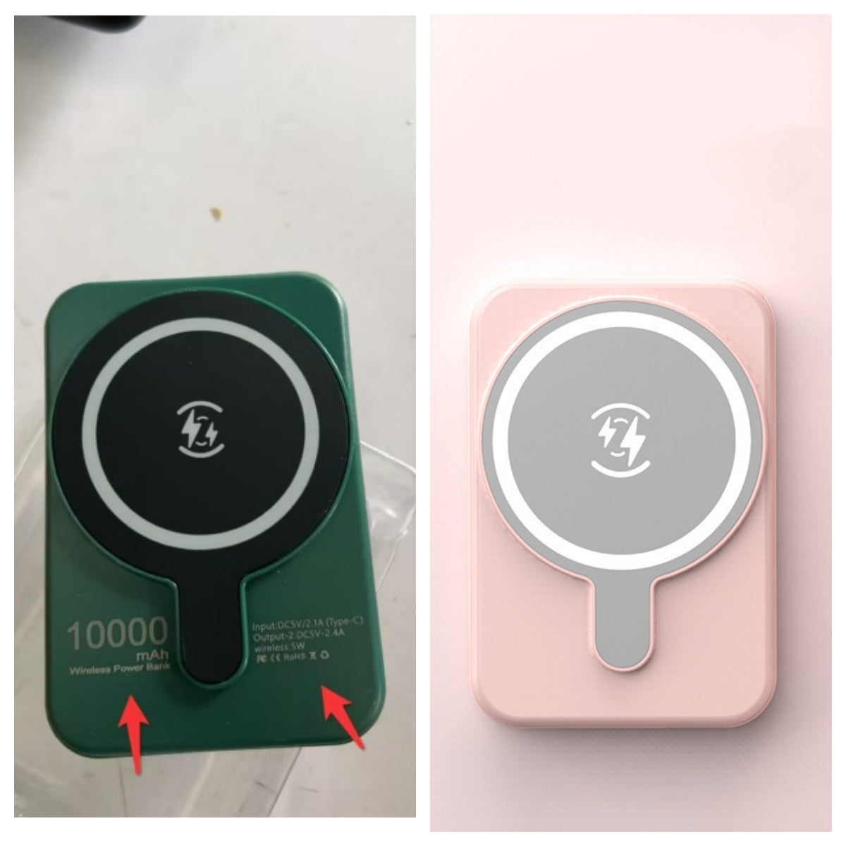 Mini magnetische kabellose Powerbank – 5000 mAh/10000 mAh, Schnellladung, MagSafe-kompatibel