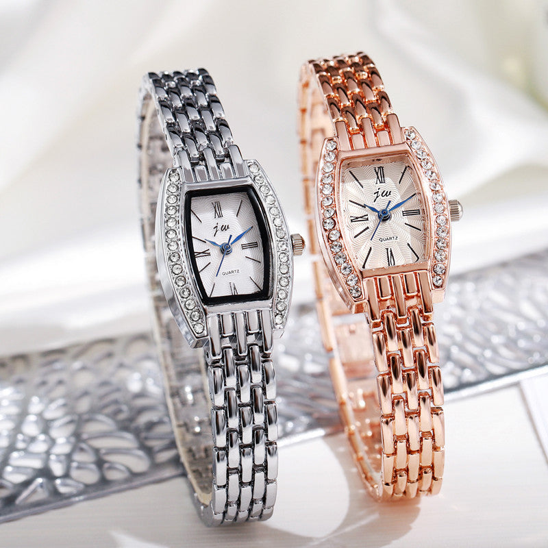 Damen-Uhren im eckigen Eimer-Design, Modeschmuck