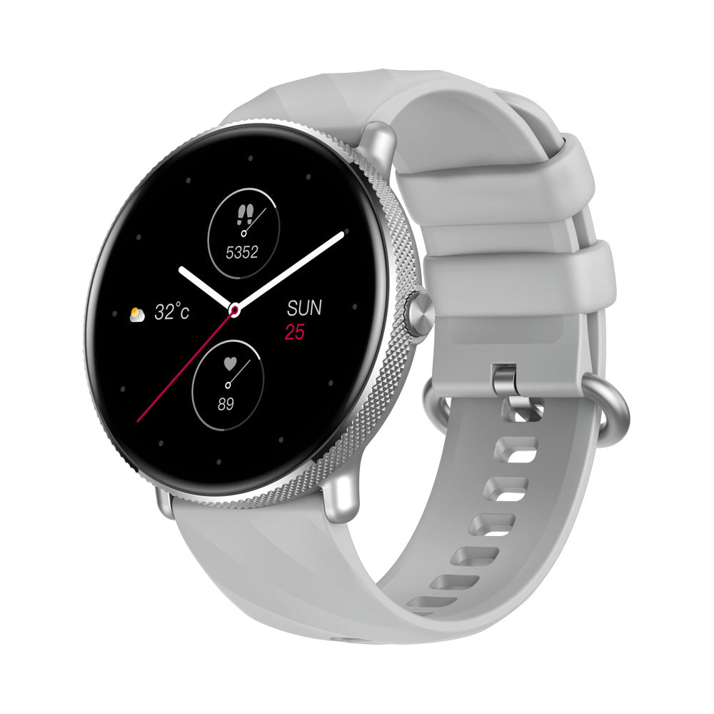 Montre connectée pour femme en acier inoxydable 316L avec affichage sportif et de la condition physique