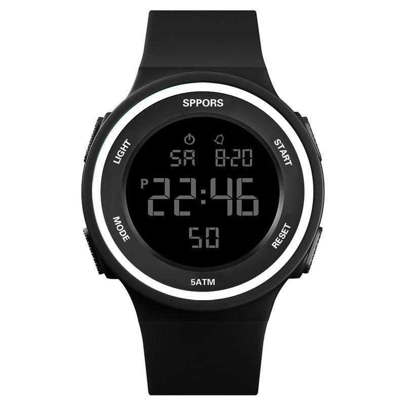 Montre électronique de sport multifonctionnelle à grand écran
