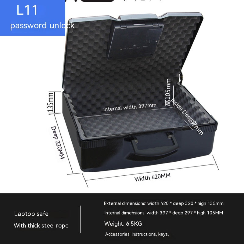 Mini Safe Box — Password Lock, Portable