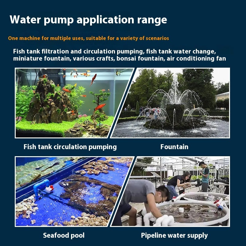 Fountain Pump — USB Powered, Quiet Operation