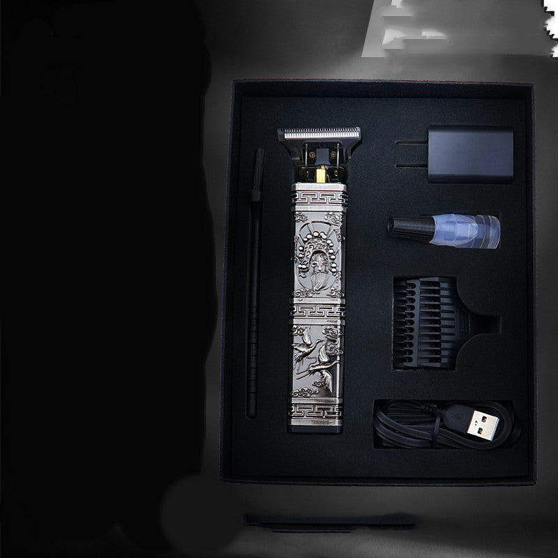 Retro Hair Clipper — Titanium Blade, USB Charging