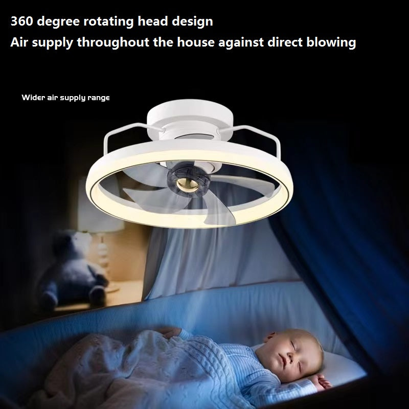 Einfache Mode Deckenventilatorlampe — 118W, Acrylschirm, 220V, Schlaf- & Esszimmer