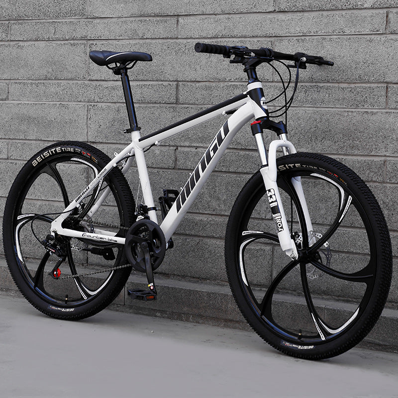 Vélo tout terrain VTT 24 26 pouces Freins à disque Amorti Vélo homme et femme Vitesse variable
