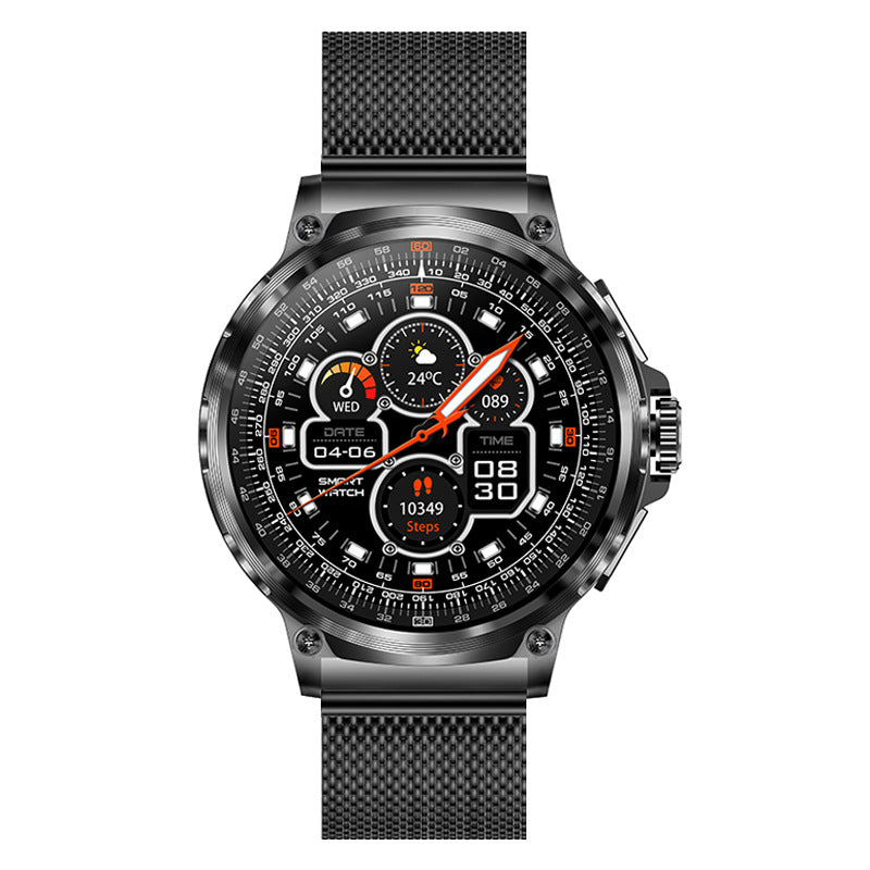 Montre intelligente multisports avec appels Bluetooth, fréquence cardiaque et oxygène sanguin
