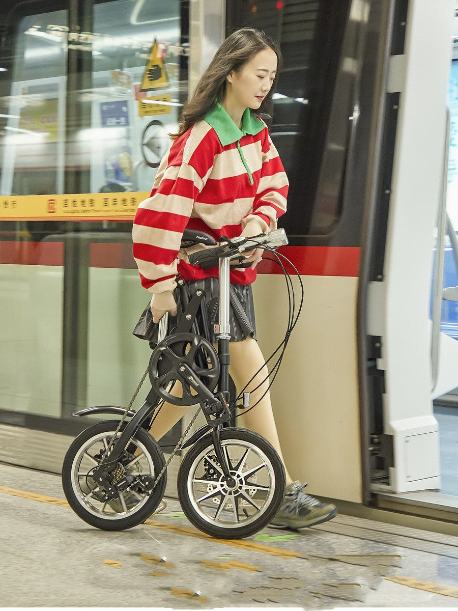 Sekundenschnelles Falten 14 Zoll kleines super tragbares Fahrrad