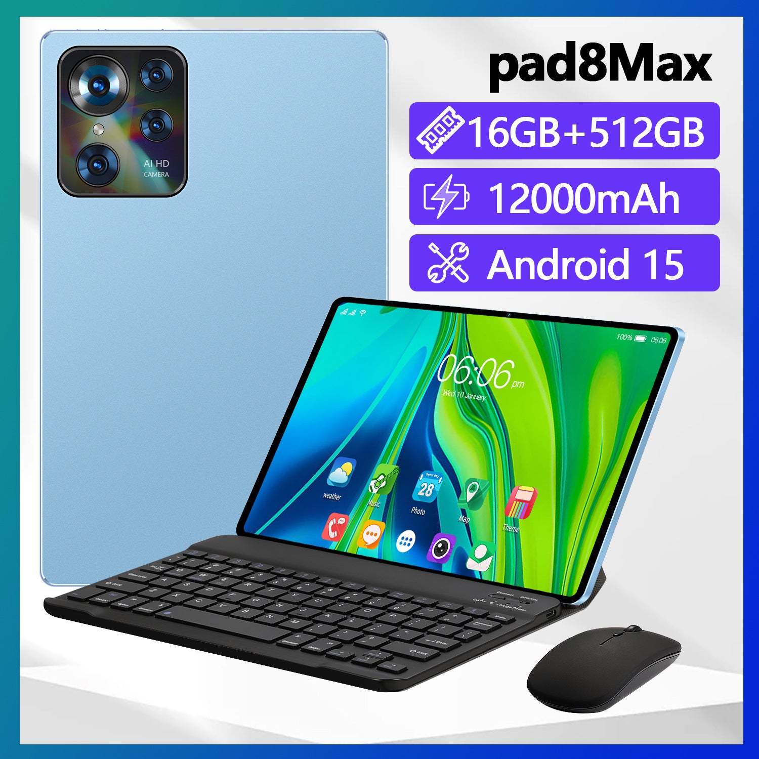 10.1" Smart Tablet — Google Edition, 9hr Battery