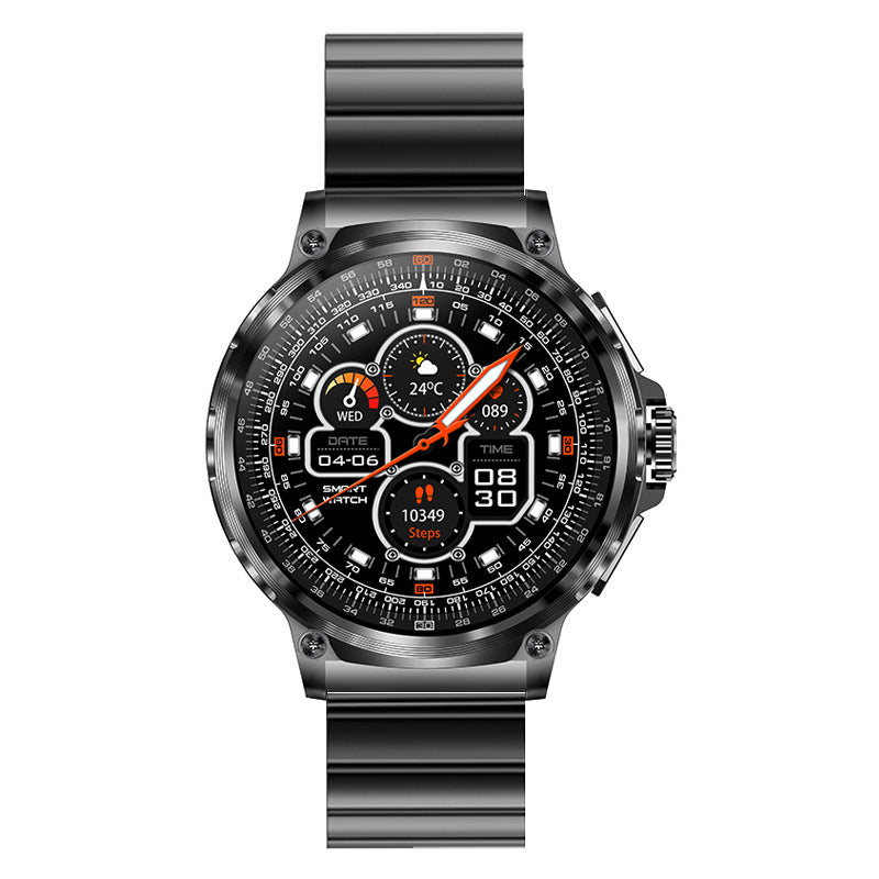 Montre intelligente multisports avec appels Bluetooth, fréquence cardiaque et oxygène sanguin