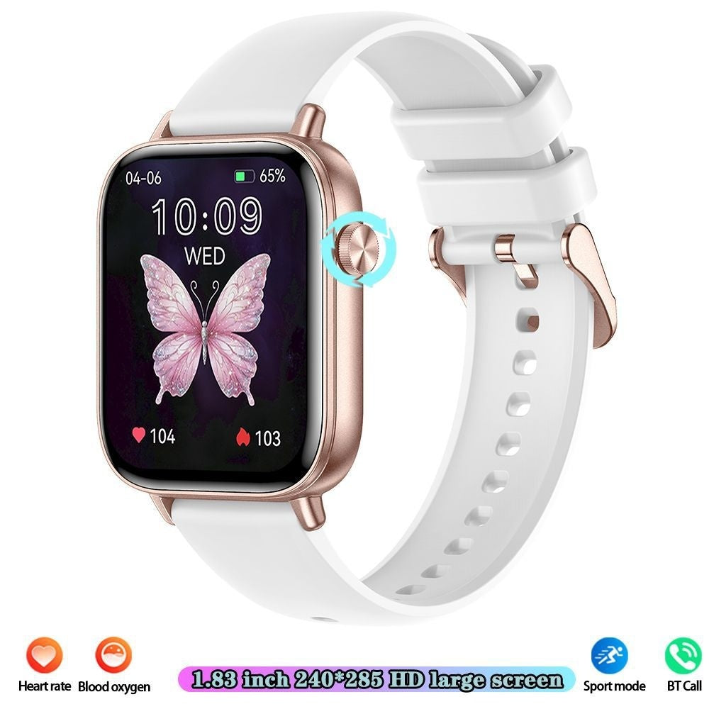 Montre intelligente, podomètre mobile, surveillance de la fréquence cardiaque, appels Bluetooth, écran tactile 169, bracelet intelligent